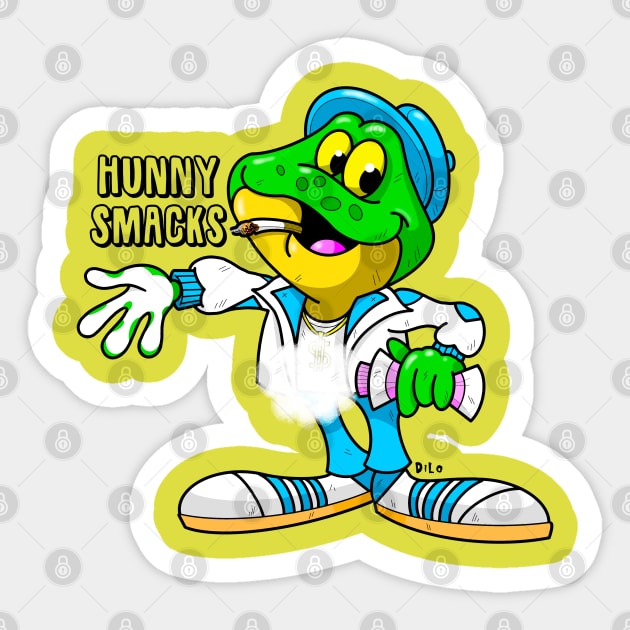 Hunny Smacks Sticker by DiLoDraws